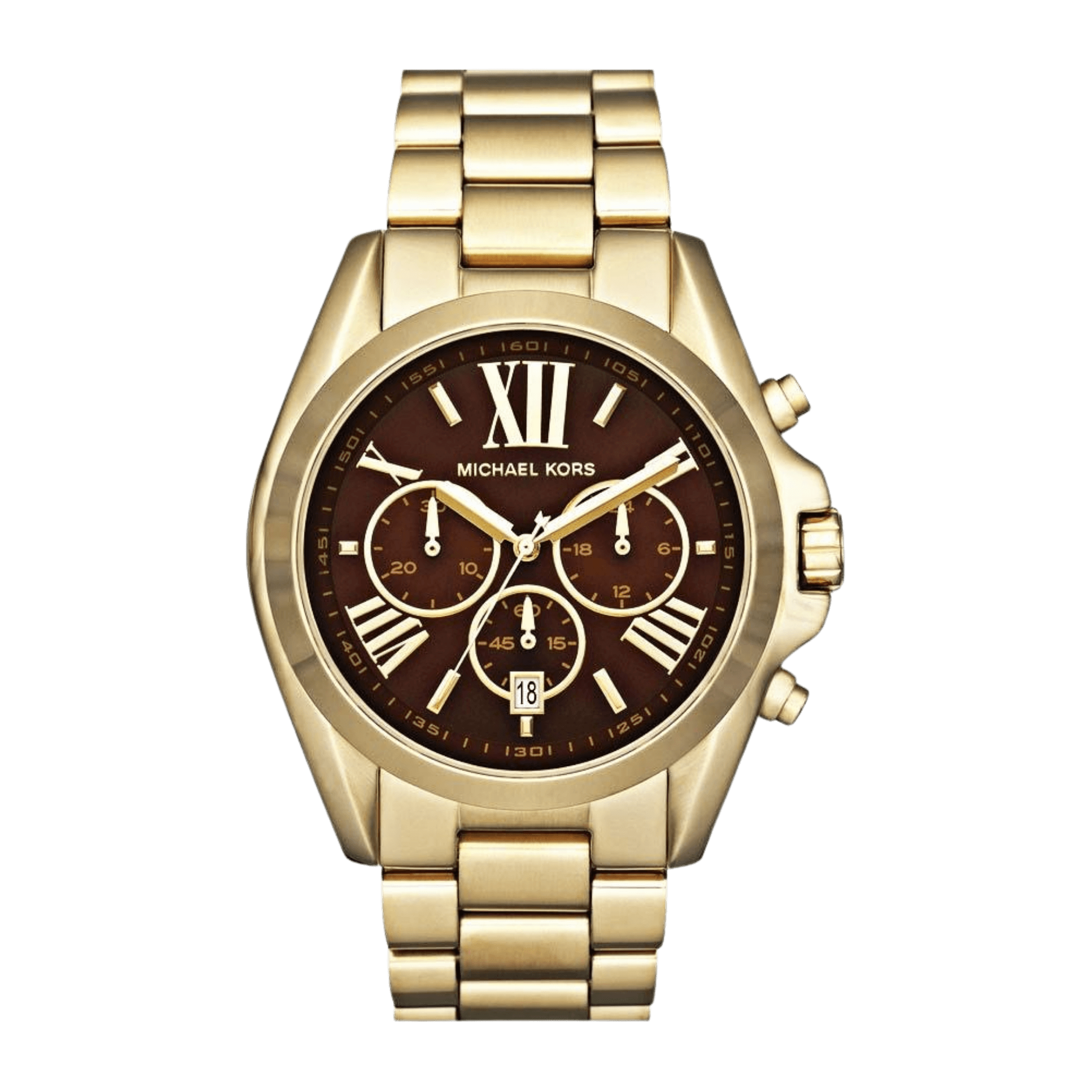 Montre MICHAEL KORS Bradshaw Doré/Chocolat