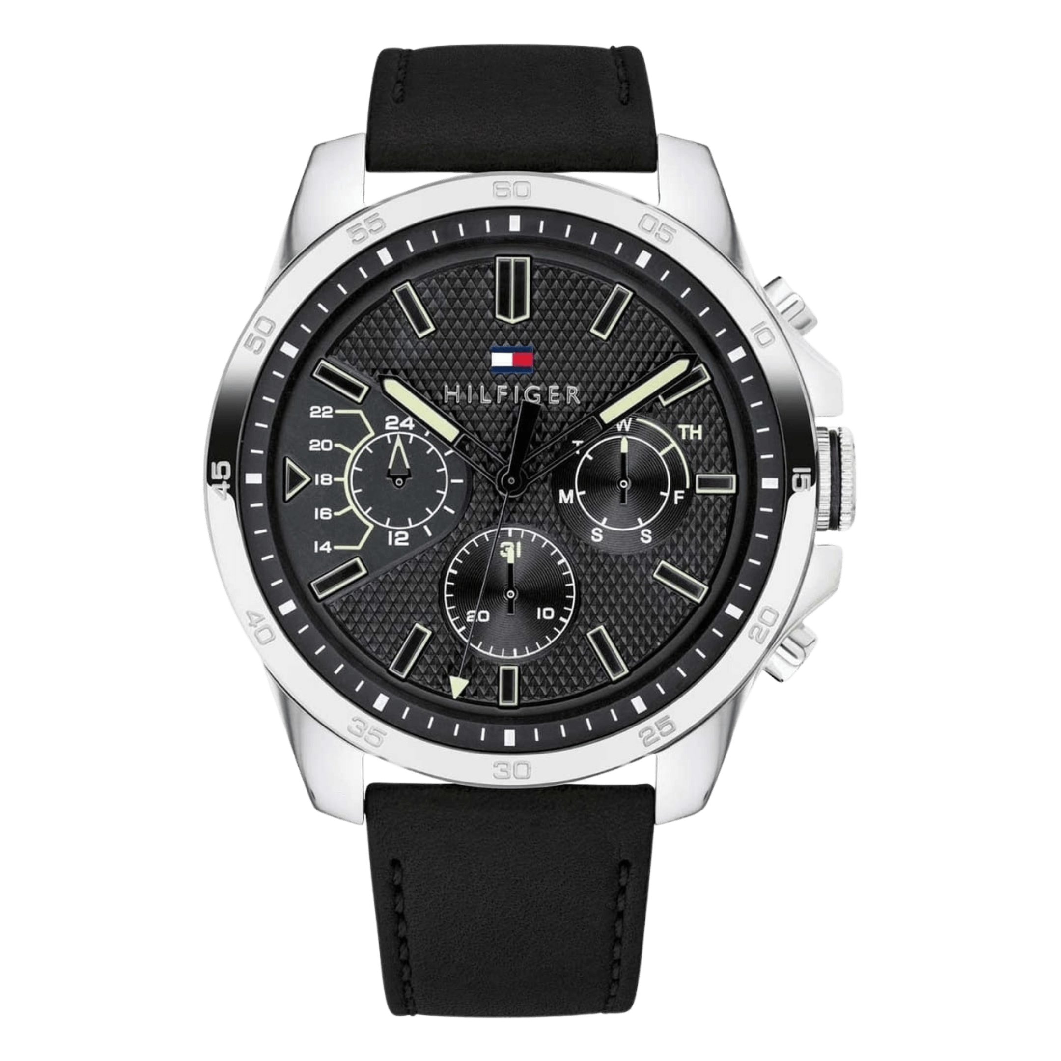 Montre Homme Tommy Hilfiger Iconic 1791563 Cuir Noir